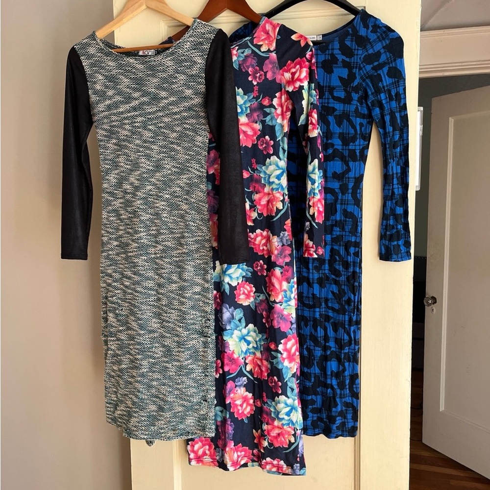 Bundle Bodycon Dresses 3 Lot - Picture 1 of 6
